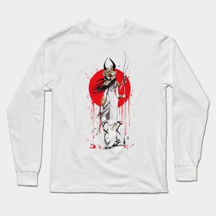 Samurai Woman Long Sleeve T-Shirt